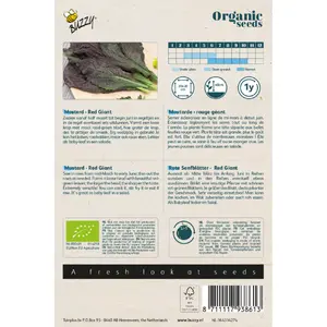 BUZZY® ORGANIC MOSTERD RED GIANT (BIO) - afbeelding 2