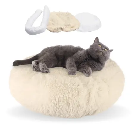 HONDENMAND Ø40 WASBARE HOES BEIGE - afbeelding 2