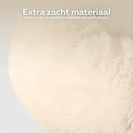 HONDENMAND Ø40 WASBARE HOES BEIGE - afbeelding 3