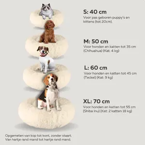 HONDENMAND Ø40 WASBARE HOES BEIGE - afbeelding 6