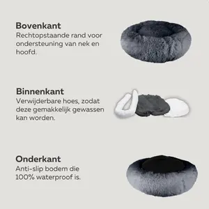 HONDENMAND Ø40 WASBARE HOES D GRIJS - afbeelding 5