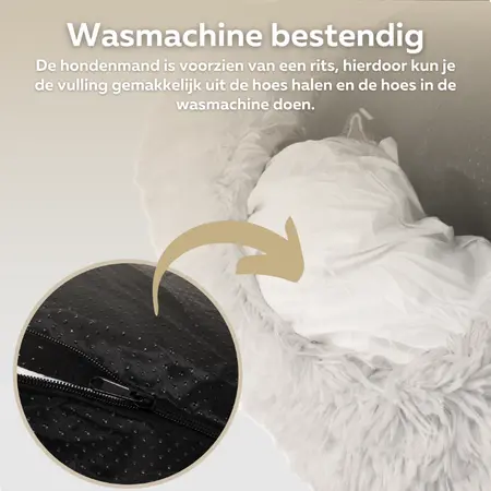 HONDENMAND Ø40 WASBARE HOES L GRIJS - afbeelding 5