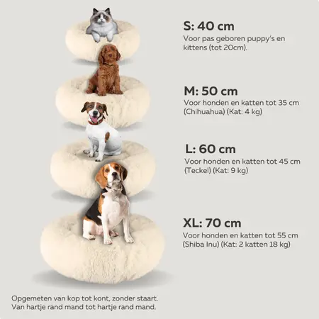 HONDENMAND Ø50 BEIGE - afbeelding 5