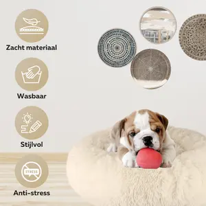 HONDENMAND Ø70 WASBARE HOES BEIGE - afbeelding 8