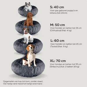 HONDENMAND Ø70 WASBARE HOES D GRIJS - afbeelding 7