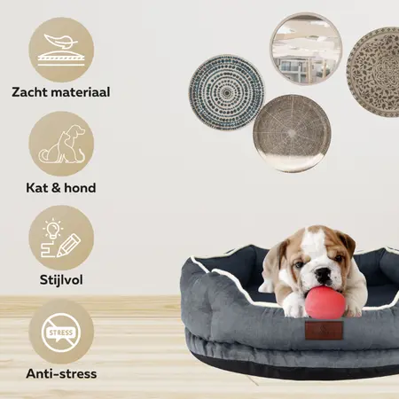 HONDENMAND CROWN S GRIJS - afbeelding 3