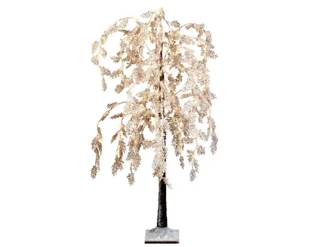 MICRO LED BOOM PVC WHITE FLOWER STEADY D70H.180CM WIT/WARM WIT - afbeelding 2