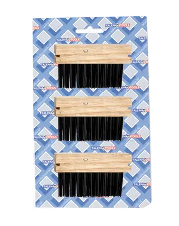 ONKRUIDBORSTELS – 3 STUKS – VOOR HOUDER – ZONDER STEEL