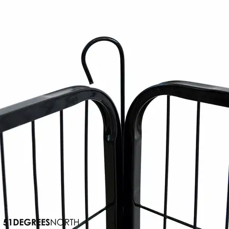 PL PLAYPEN 8PANEL BLACK 80X80 - afbeelding 2