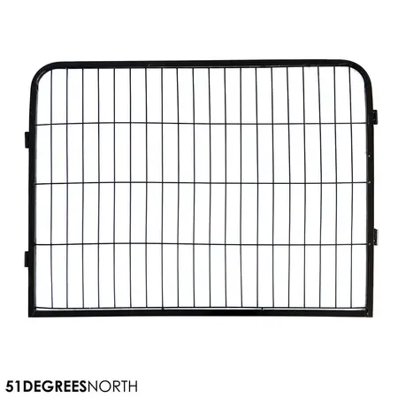 PL PLAYPEN 8PANEL BLACK 80X80 - afbeelding 3