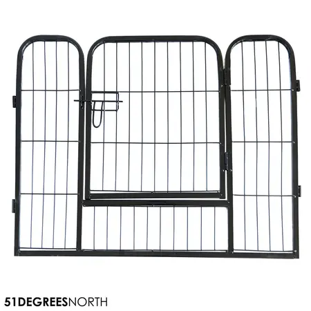 PL PLAYPEN 8PANEL BLACK 80X80 - afbeelding 4