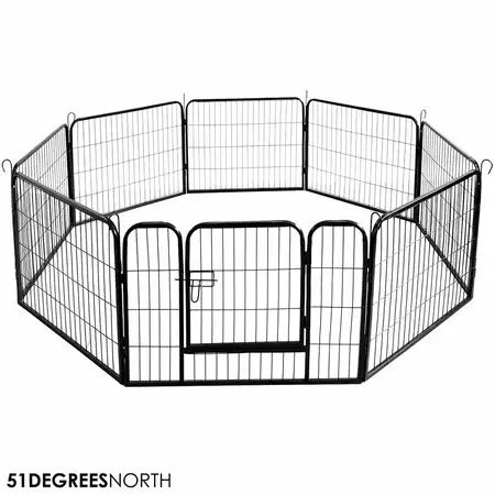 PL PLAYPEN 8PANEL BLACK 80X80 - afbeelding 5
