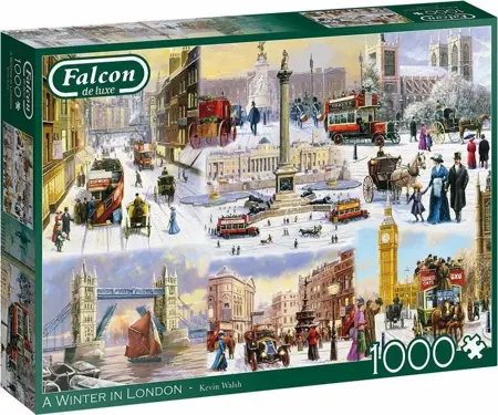 PUZZEL FALCON WINTER IN LONDON 1000 - afbeelding 1